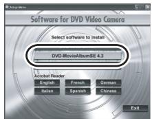 PANASONIC VDRD310EP - Click [DVD-MovieAlbumSE 4.3]. - 1