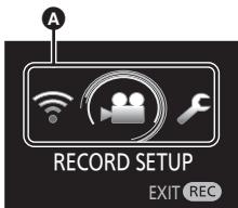 PANASONIC HX-A500E - Utilisation de l'écran de menu - 3