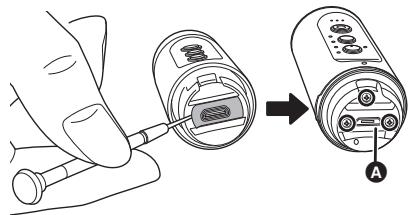 PANASONIC HX-A1ME - Comment enlever la batterie - 1