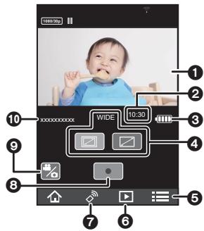 PANASONIC HX-A1ME - Vérifier avant l'enregistrement - 1