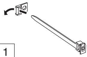 PANASONIC TH-42PHD7EK - Maintien du cordon d'alimentation - 4