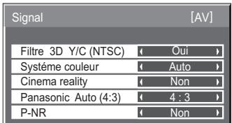 PANASONIC TH-42PHD7EK - Affichage des menus sur l'écran - 9
