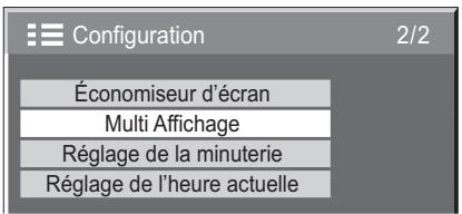 PANASONIC TH-42PHD7EK - Comment effectuer le réglage pour un ensemble d'écrans (multi affichage) - 5