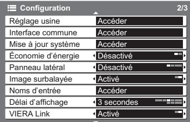 PANASONIC TH-42PZ700EA - Comment utiliser les fonctions du menu - 10