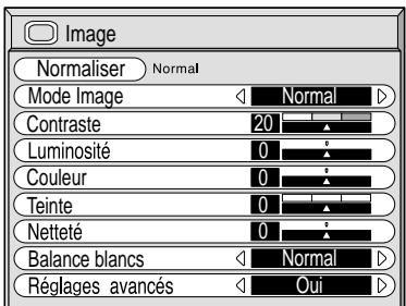PANASONIC TH-50PHD5RY - Affichage des menus sur l'écran avec la télécommande - 1