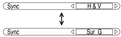 PANASONIC TH-50PHD5RY - Réglage du signal de synchronisation PC - 1