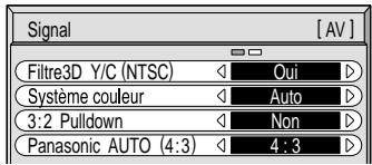 PANASONIC TH-50PHD5RY - Affichage des menus sur l'écran avec la télécommande - 13
