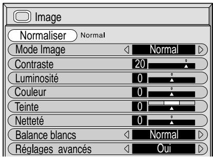 PANASONIC TH-50PHD5RY - Choisissez le paramètre à régler. - 2