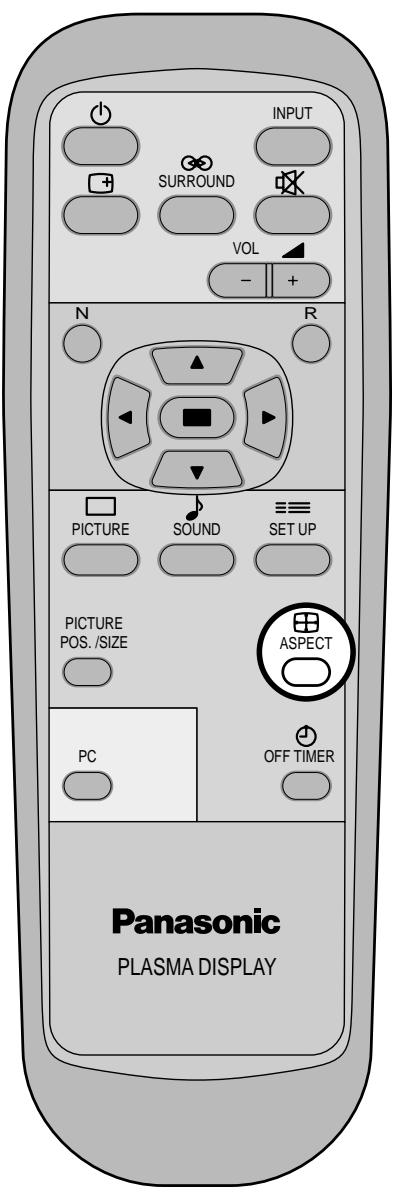 PANASONIC TH-50PHD5RY - Format d'image (ASPECT) - 1