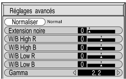 PANASONIC TH-50PHD5RY - Choisissez le paramètre à régler. - 4