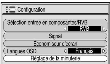 PANASONIC TH-50PHD5RY - Affichage des menus sur l'écran avec la télécommande - 10