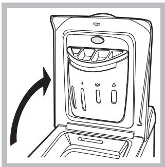 HOTPOINT-ARISTON AVTXF 149 - Comment ouvrir et fermer le tambour - 1