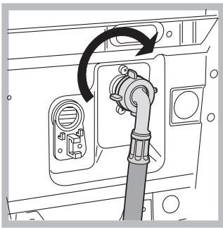 HOTPOINT-ARISTON AVTXF 149 - Raccordement du tuyau d'arrivée de l'eau - 2
