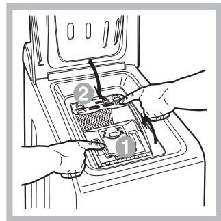 HOTPOINT-ARISTON AVTXF 149 - Jak se otvírá a zavírá prácí buben - 4