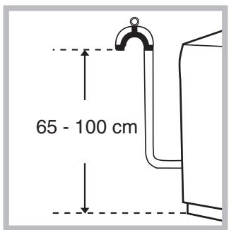 HOTPOINT-ARISTON AVTXF 149 - Podlącenie rury usuwania wody - 1