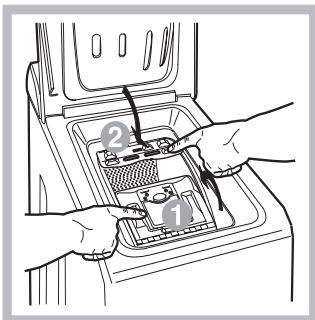 HOTPOINT-ARISTON AVTXF 149 - Comment ouvrir et fermer le tambour - 4