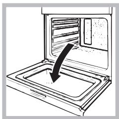 HOTPOINT-ARISTON FH 83 C IX/HA S & UT 89E JS P 0 X/HA S - To remove oven door with soft closing hinges*: - 1