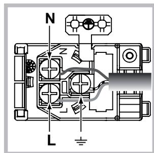 HOTPOINT-ARISTON FH 83 C IX/HA S & UT 89E JS P 0 X/HA S - Montaggio del cavo di alimentazione - 2