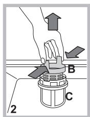 HOTPOINT-ARISTON LFK 7M116 X FR - Cleaning the filters - 2