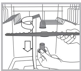 HOTPOINT-ARISTON LFK 7M116 X FR - Nettoyer les bras de lavage - 1