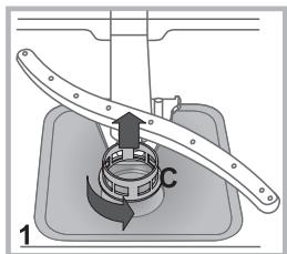 HOTPOINT-ARISTON LFK 7M116 X FR - Cleaning the filters - 1
