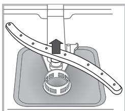 HOTPOINT-ARISTON LFK 7M116 X FR - Cleaning the spray arms - 2
