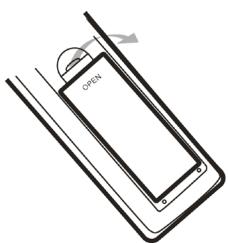 LISTO SAT-152 HD - Insertion des piles et portée de la télécommande - 1