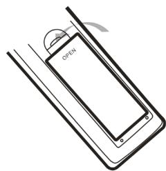 LISTO SAT-152 HD - Insertion des piles et portée de la télécommande - 3