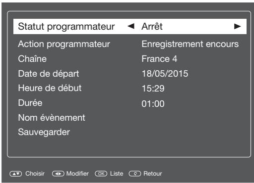 LISTO TNT-T2-808 - Réglage HEURE - 1