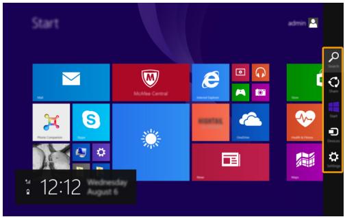 LENOVO MIIX 3 - The charms - 1