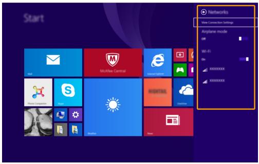 LENOVO MIIX 3 - Connecting to a wireless network - 1