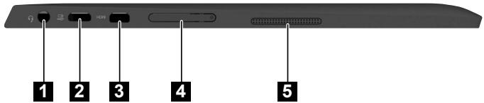LENOVO MIIX 3 - Left-side view - 1