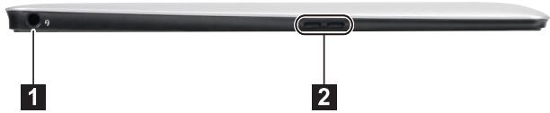 LENOVO MIIX 310, MIIX 510 - Left-side view - 1