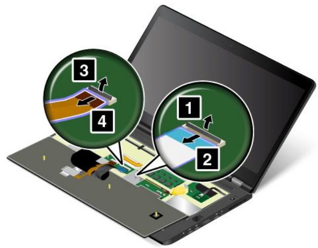 LENOVO THINKPAD P70 - Removing the keyboard - 3