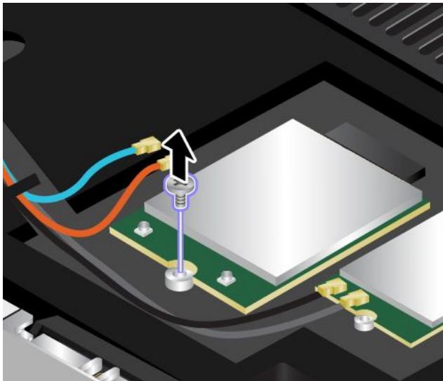 LENOVO THINKPAD P70 - Replacing the wireless-WAN card - 2