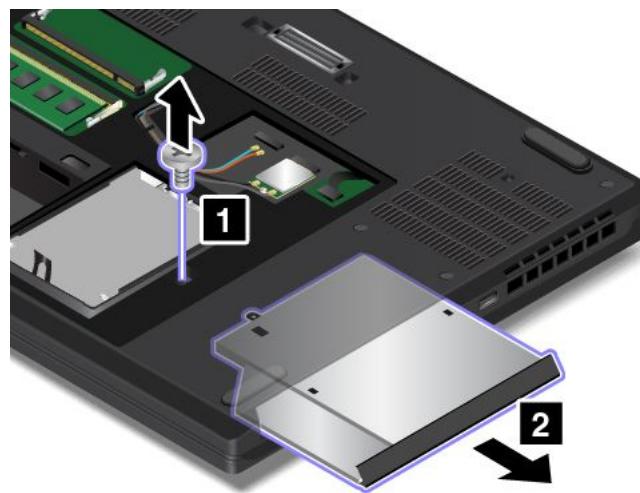LENOVO THINKPAD P70 - Replacing the optical drive - 1