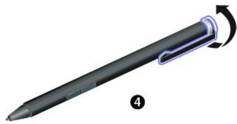 LENOVO THINKPAD P70 - Installing a battery to power the pen - 4