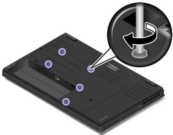 LENOVO THINKPAD P70 - Replacing the bottom cover - 4