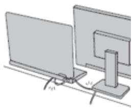 LENOVO THINKPAD P70 - Protect the cables from being damaged. - 1