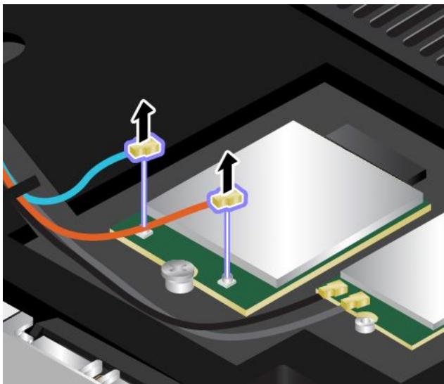 LENOVO THINKPAD P70 - Replacing the wireless-WAN card - 1