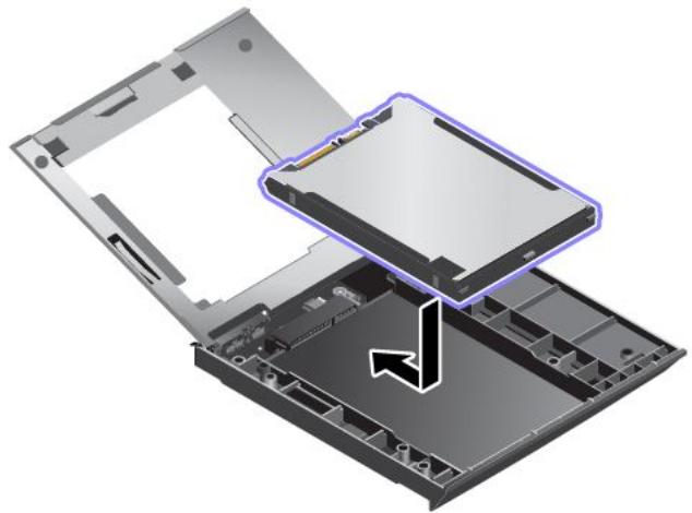 LENOVO THINKPAD P70 - Replacing the hard disk drive in the Serial Ultrabay Enhanced bay - 4