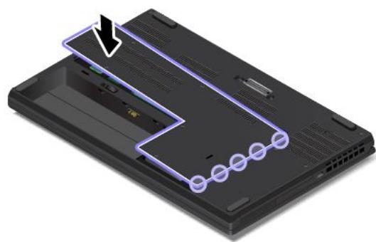 LENOVO THINKPAD P70 - Replacing the bottom cover - 3