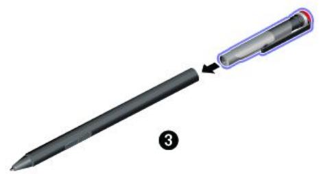 LENOVO THINKPAD P70 - Installing a battery to power the pen - 3