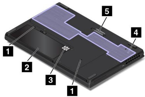 LENOVO THINKPAD P70 - Bottom view - 1