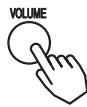 HITACHI EDS3170AT - Appuyer sur le bouton VOLUME - 1