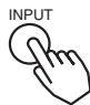 HITACHI EDS3170AT - Appuyer sur le bouton INPUT - 1
