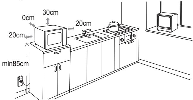 HITACHI MCE42C - COUNTERTOP INSTALLATION - 1