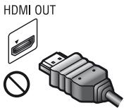 SONY SS 5100 - Info zum Anschluss an die Buchse HDMI OUT - 1