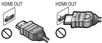 SONY SS 5100 - Raccordement à la prise HDMI OUT - 1