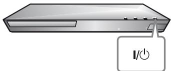 SONY SS 5100 - Druk op I/  om de spelere in te schakelen. - 1